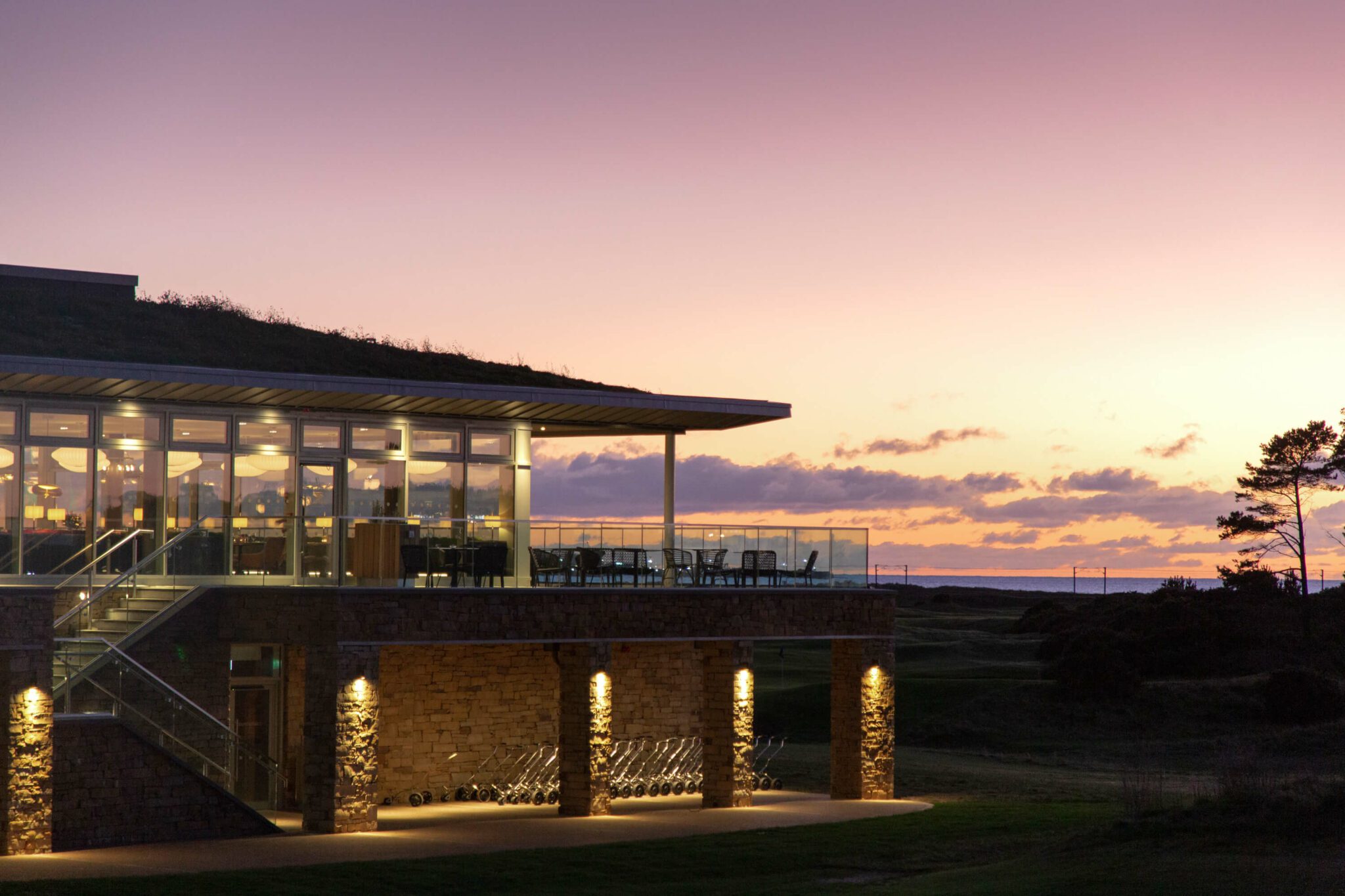 Dundonald Links — approach view